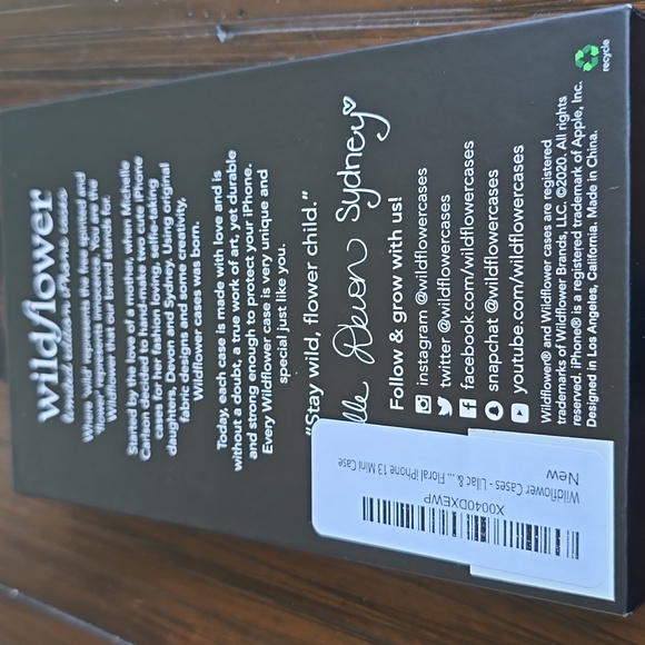 Wildflower iphone13 mini case - Picture 3 of 3